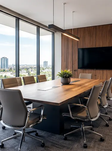 Illustrative executive meeting room for a business acquisition consultation