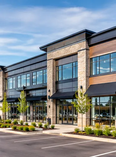 Illustrative professional multitenant commercial complex